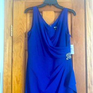 BRAND NEW Cobalt Blue Long Sleeveless dress Size 10 NWT!